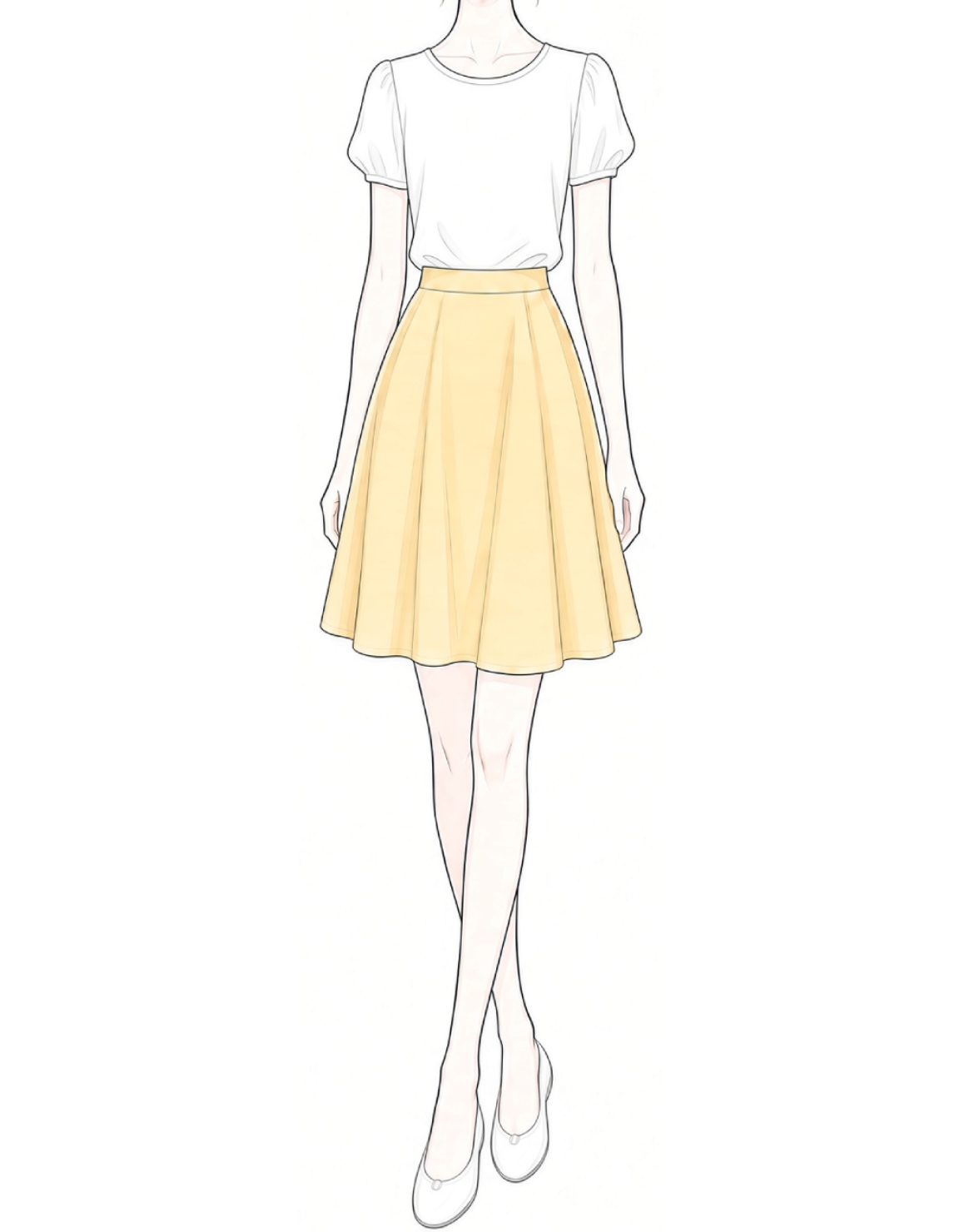Short Circle Skirt