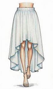 High/Low Circle Skirt