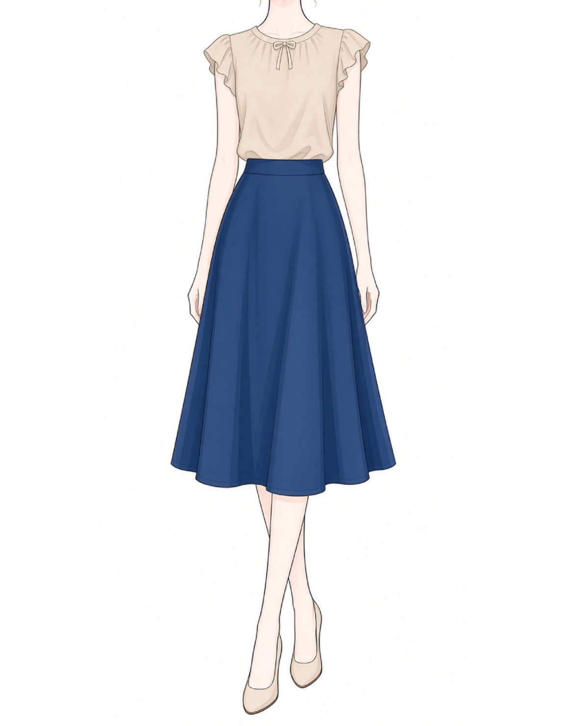 Medium/Long Circle Skirt